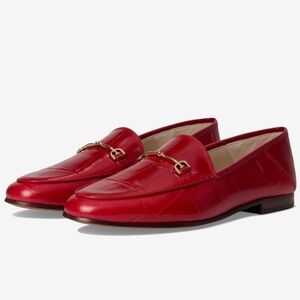 Sam Edelman Loraine, Red Croc Pattern Loafers NEW In Box 10.5M